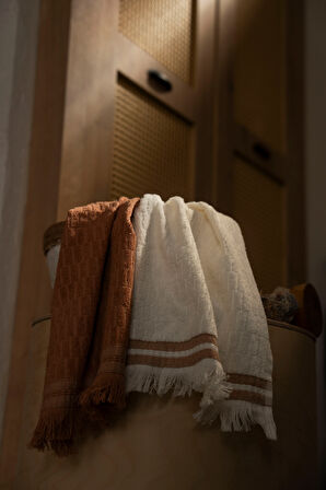 %100 Pamuk 2li El Havlu Seti - 30x50 cm | Çeyizlik, Misafir, Mutfak, Banyo için Hediye Havlu