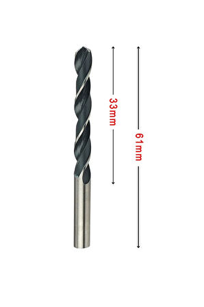 MTE 3mm HSS Silindirik Saplı Matkap Ucu