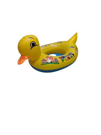 Baby Boat Şişme Ördek Çocuk Can Simidi.70x55 Cm