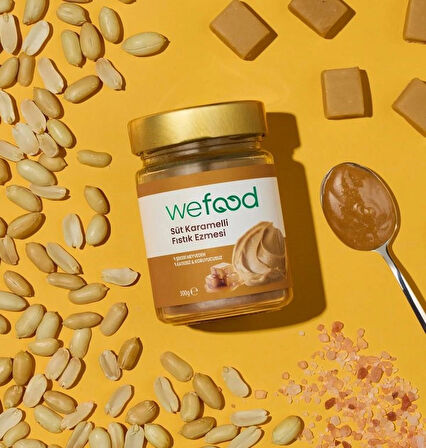 weefood Süt Karamelli Fıstık Ezmesi 300 gr