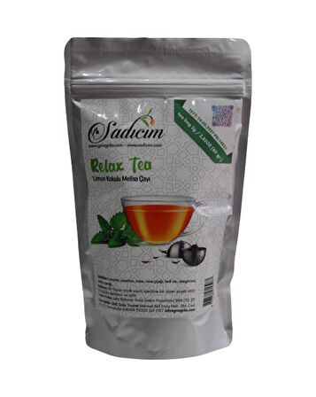 Sadıcım Relax Limon Kokulu Süzen Poşet Melisa Çayı 80 G