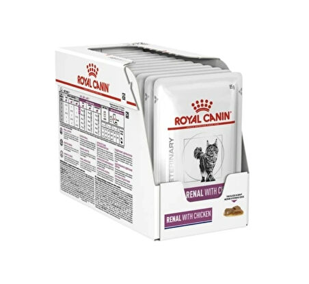 RoyaI Canin Renal Tavuklu Yaş Kedi Maması 12X85 Gr.