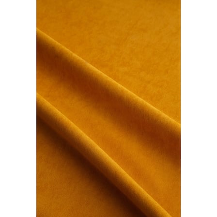 Kadife Dokulu Koyu Sarı Modern Runner