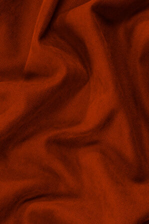 Gauze Fabric Design SAFİR KADİFE DOKULU KIREMIT YÜKSEK KALİTELİ EKSTRAFORLU FON PERDE 350 x 250