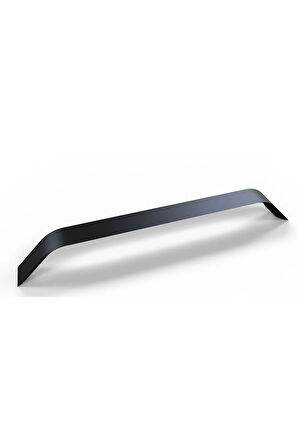 Şahin Alüminyum Metal Lüks Modern Mobilya Çekmece Mutfak Dolabı Kulpu Siyah 128mm (10 Adet)