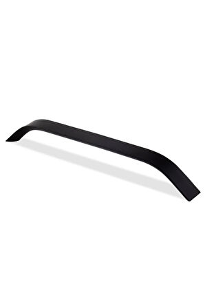 Şahin Alüminyum Metal Lüks Modern Mobilya Çekmece Mutfak Dolabı Kulpu Siyah 128mm (10 Adet)
