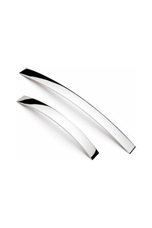 Şahin Yay Alüminyum Metal Lüks Modern Mobilya Çekmece Mutfak Dolabı Kulpu Krom 160mm