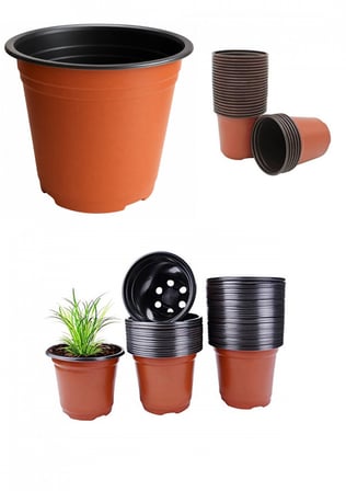 ÜRETİM SAKSISI 50 ADET / 14x11 CM VAKUM PLASTİK SAKSI