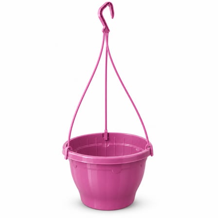 PEMBE FUŞYA ASKILI SAKSI 4.5 LT 10 ADET (24.7X15.2 CM)