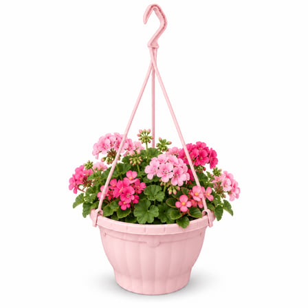 ŞEKER PEMBE ASKILI SAKSI 3 ADET 3.5 LT (22.5CM X 14 CM)
