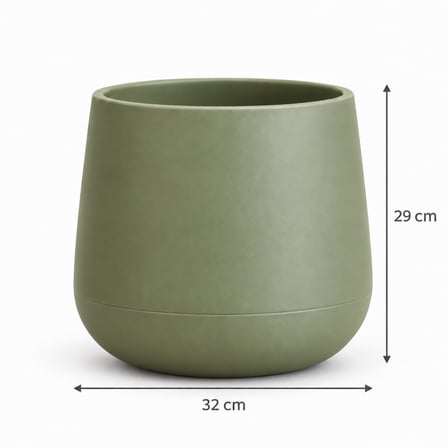 FJELL MODÜLER SAKSI YEŞİL (32 CM/ 7 LT İÇ & DIŞ MEKAN SAKSI)