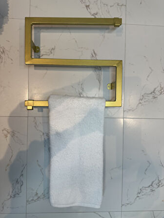 Sakura Mini S Dekoratif Havlu Askısı - Gold