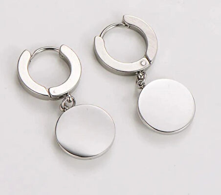 Çelik Silver Sallantılı Küpe