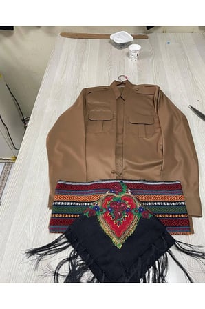 Erkek Yöresel Elbise Botani Desenli Şalvar Takımı, Şal U Şepik Puşi Hediyeli Yöresel kıyafet DÜĞÜN KINA DAVET