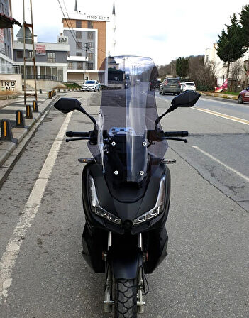 MOTOCAM Salcano Wind 150 Siperlik Ön Cam 2023-2025 Model 75cm Füme Renkli 4mm