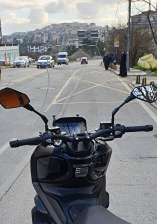 MOTOCAM Salcano Wind 150 Siperlik Ön Cam 2023-2025 Model 75cm Şeffaf Renkli 4mm