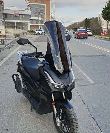 MOTOCAM Salcano Wind 150 Siperlik Ön Cam 2023-2025 Model 75cm Siyah Renkli 4mm