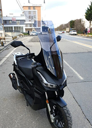 MOTOCAM Salcano Wind 150 Siperlik Ön Cam 2023-2025 Model 78cm Füme Renkli 4mm