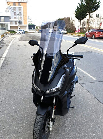 MOTOCAM Salcano Wind 150 Siperlik Ön Cam 2023-2025 Model 78cm Füme Renkli 4mm