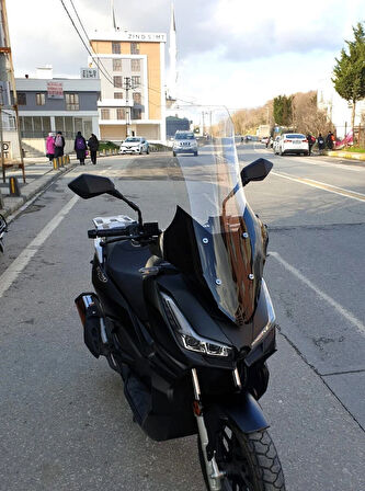 MOTOCAM Salcano Wind 150 Siperlik Ön Cam 2023-2025 Model 78cm Şeffaf Renkli 4mm