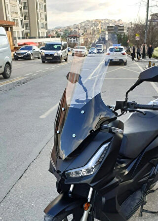 MOTOCAM Salcano Wind 150 Siperlik Ön Cam 2023-2025 Model 78cm Şeffaf Renkli 4mm