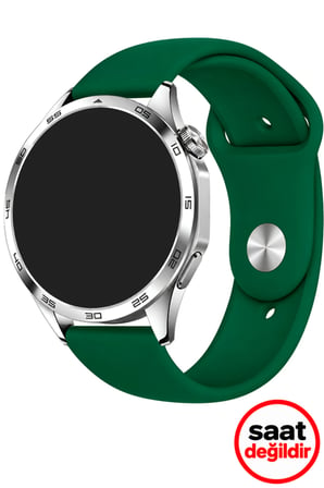 Samsung Galaxy Watch 46mm / Galaxy Watch 3 45mm / Gear S3 ile Uyumlu 22mm Silikon Kordon