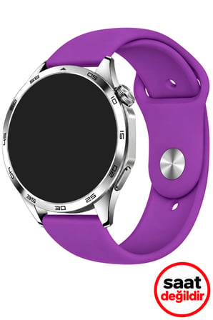 Samsung Galaxy Watch 46mm / Galaxy Watch 3 45mm / Gear S3 ile Uyumlu 22mm Silikon Kordon