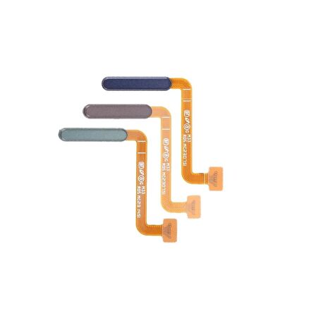 Samsung Galaxy M33 5G M336b İle Uyumlu Tuş Parmak İzi Film On Of Mavi