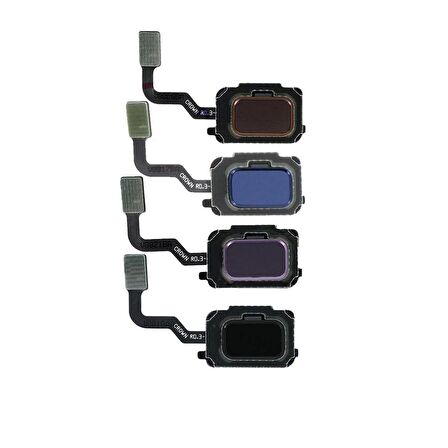 Samsung Galaxy Note 9 N960F İle Uyumlu Tuş Parmak İzi Film Mavi