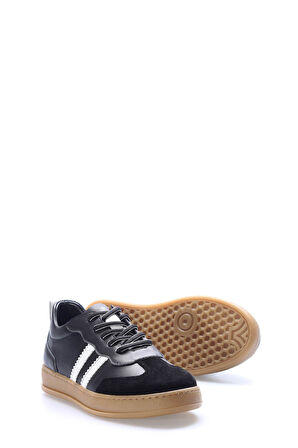 Hakiki İçi Dışı Deri Günlük Ortopedik Taban Kadın Sneakers Ayakkabı Snb42