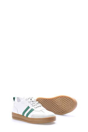 Hakiki İçi Dışı Deri Günlük Ortopedik Taban Kadın Sneakers Ayakkabı Snb42