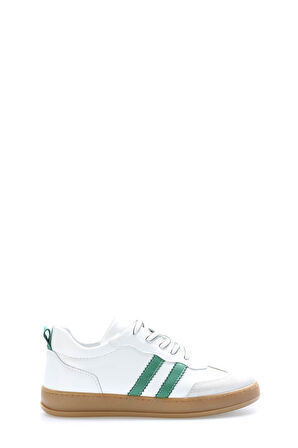 Hakiki İçi Dışı Deri Günlük Ortopedik Taban Kadın Sneakers Ayakkabı Snb42