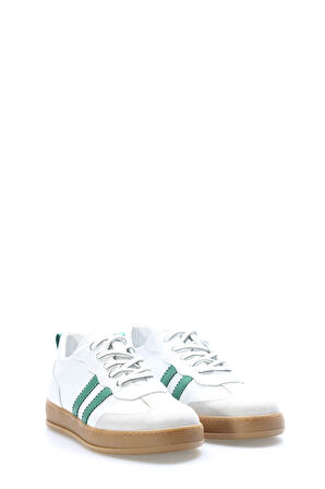 Hakiki İçi Dışı Deri Günlük Ortopedik Taban Kadın Sneakers Ayakkabı Snb42