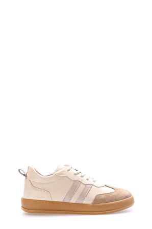 Hakiki İçi Dışı Deri Günlük Ortopedik Taban Kadın Sneakers Ayakkabı Snb42