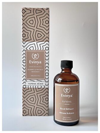 Evinya Bambu Çubuklu Oda Kokusu Sandal Ağacı - 100 ML