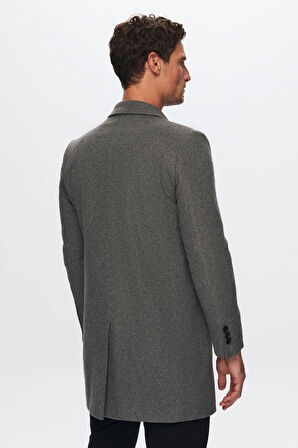 Ds Damat Regular Fit Antrasit Palto 5HF08ORT10000