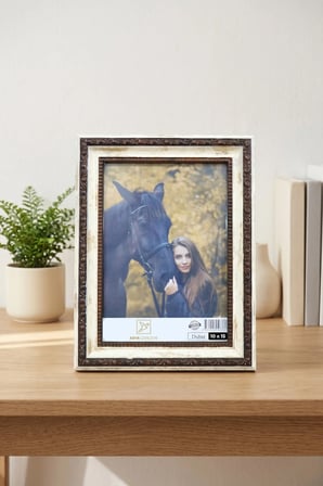 Osmanlı Saray Serisi 10x15 cm Fotoğraf Çerçevesi Camlı Ayaklı Dekoratif Masaüstü & Duvar Tipi Plastik Çerçeve