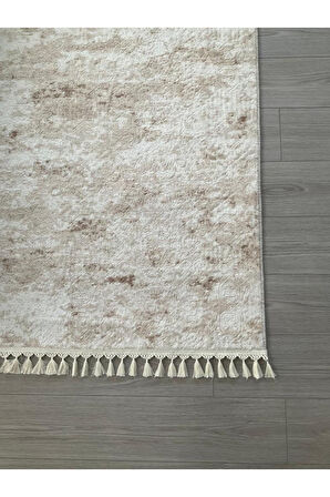 Puffy Kabartma Desenli Yıkanabilir Kaymaz Taban Salon Halısı Mutfak Koridor Halısı S52