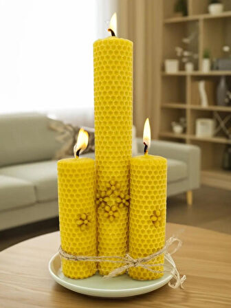 Troya  Balmumu Çift Sargı Çiçek Bahçesi 3’lü