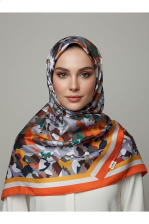 i̇pekal exclusive batik desenli pamuklu şal 70x180