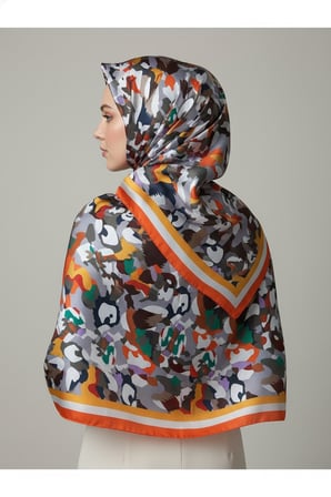 i̇pekal exclusive batik desenli pamuklu şal 70x180