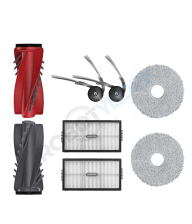 Saros 10r Uyumlu Fırça Hepa Filtre Mop Seti-7 Parça