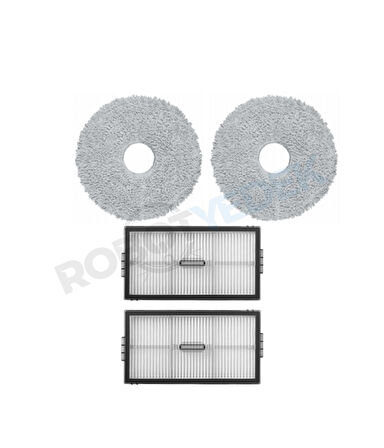 Saros 10R Uyumlu Mop ve Hepa Filtre-4 Parça