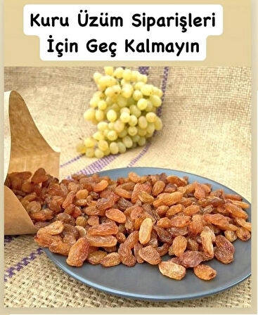 Manisa Çekirdeksiz Kuru Üzümü 1. Kalite 500gr