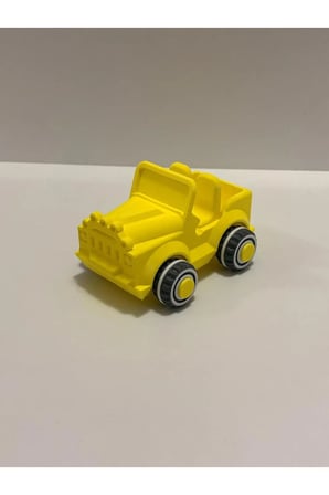 Hareketli Tekerlekli Safari Jeep - 12 cm Dayanıklı Oyuncak Araba