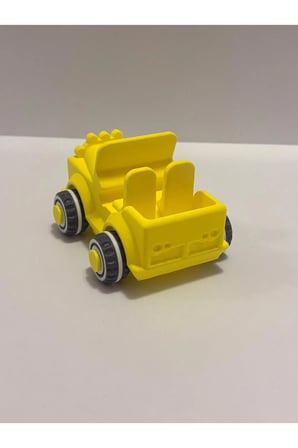 Hareketli Tekerlekli Safari Jeep - 12 cm Dayanıklı Oyuncak Araba