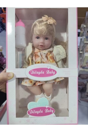 30 CM Yeni Doğmuş Bebek Yüksek Gerçekçi Bebek Tüm Vücüt Yumuşak Jelden Elbiseli Biberon Aksesuarlı