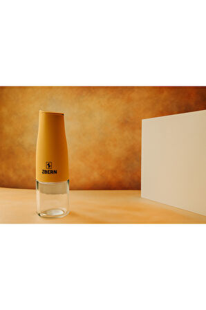 Royal Gross 500 ml Sarı Cam Yağdanlık – Sızdırmaz Kapaklı Şık Yağ ve Sirke Şişesi