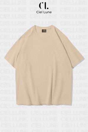 unisex kadın erkek saturn baskılı özel tasarım oversize t-shirt