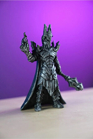 Yüzüklerin Efendisi Dark Lord Sauron Boyalı Figür 12 Cm